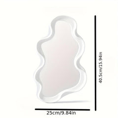 Cloud Shaped Mirror Wall Hanging Irregular Makeup Mirror