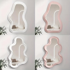 Cloud Shaped Mirror Wall Hanging Irregular Makeup Mirror