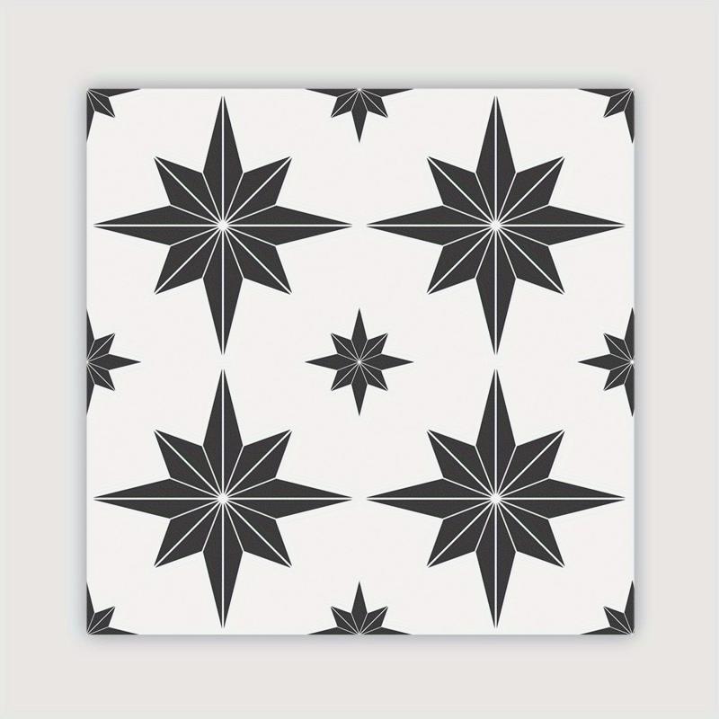 Geometric Pattern Floor Tile Sticker Self Adhesive Waterproof DIY Wallpaper
