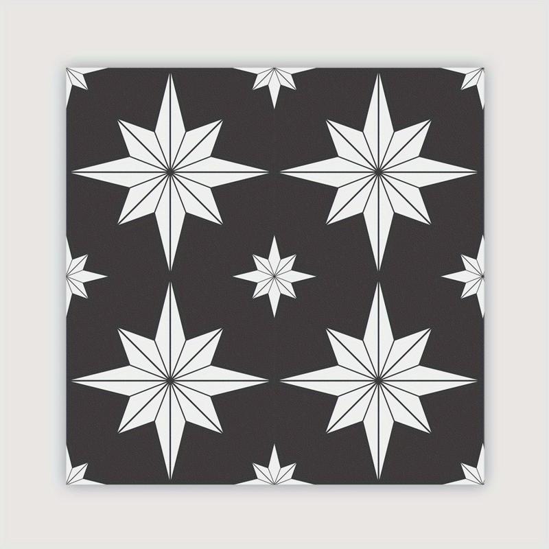 Geometric Pattern Floor Tile Sticker Self Adhesive Waterproof DIY Wallpaper