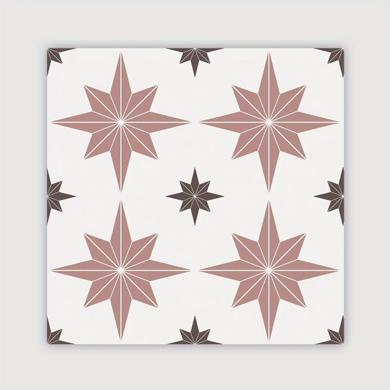Geometric Pattern Floor Tile Sticker Self Adhesive Waterproof DIY Wallpaper