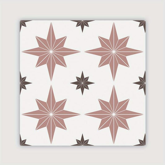 Geometric Pattern Floor Tile Sticker Self Adhesive Waterproof DIY Wallpaper