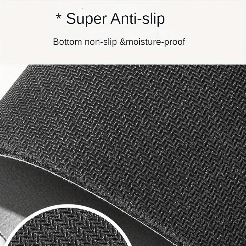 Soft Anti-skid Bath Rug Absorbent Floor Mat Easy Cleaning Door Carpet Bathroom