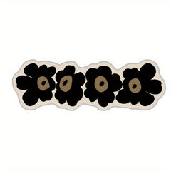 Soft Flower Floor Mat Anti-slip Bath Rug Absorbent Door Carpet Home Decor