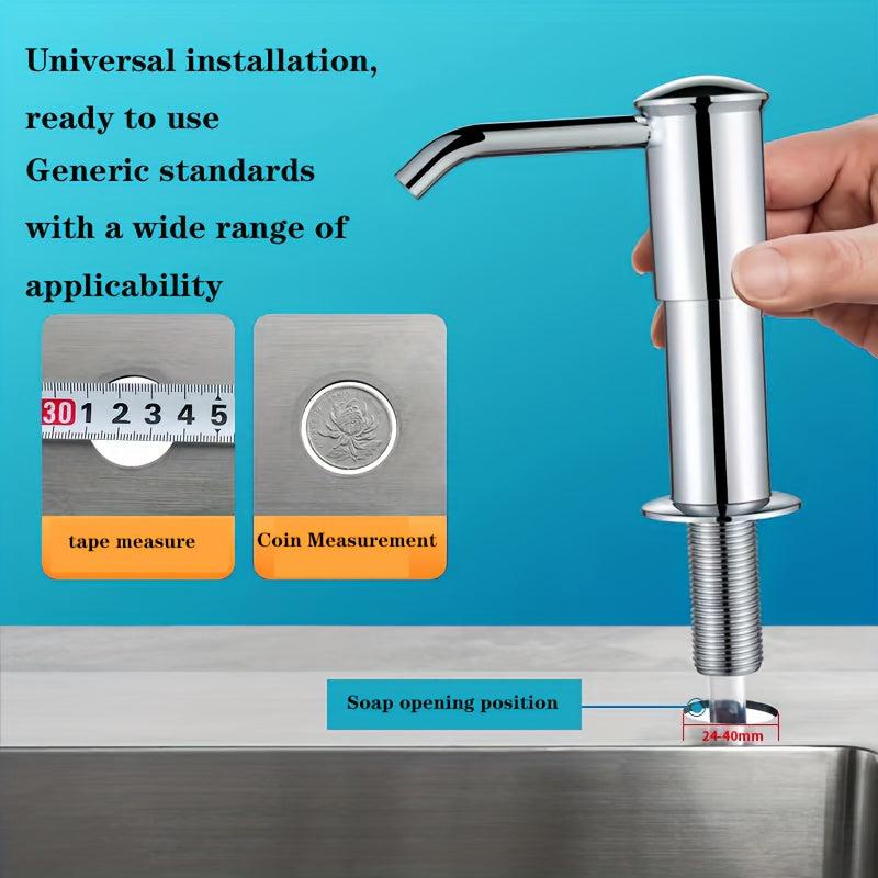 Sink Dish Soap Dispenser Bathroom Liquid Hand Soap Dispenser Extension Tube