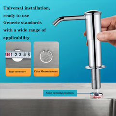 Sink Dish Soap Dispenser Bathroom Liquid Hand Soap Dispenser Extension Tube