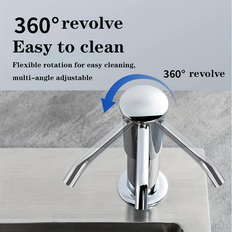 Sink Dish Soap Dispenser Bathroom Liquid Hand Soap Dispenser Extension Tube