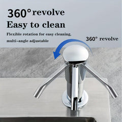 Sink Dish Soap Dispenser Bathroom Liquid Hand Soap Dispenser Extension Tube