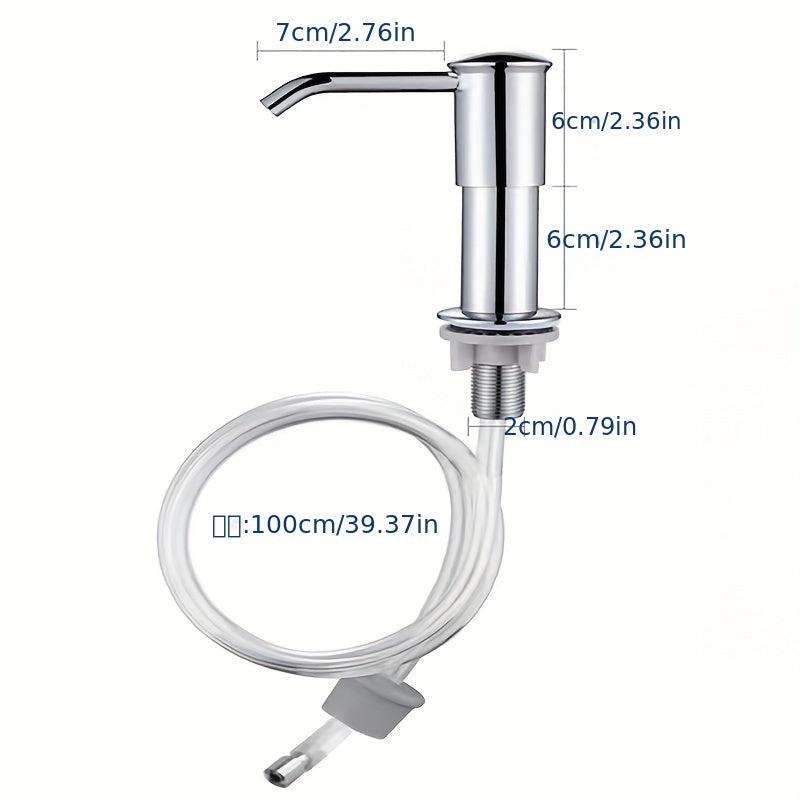 Sink Dish Soap Dispenser Bathroom Liquid Hand Soap Dispenser Extension Tube