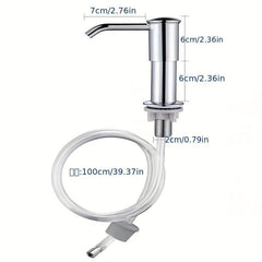 Sink Dish Soap Dispenser Bathroom Liquid Hand Soap Dispenser Extension Tube