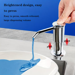Sink Dish Soap Dispenser Bathroom Liquid Hand Soap Dispenser Extension Tube
