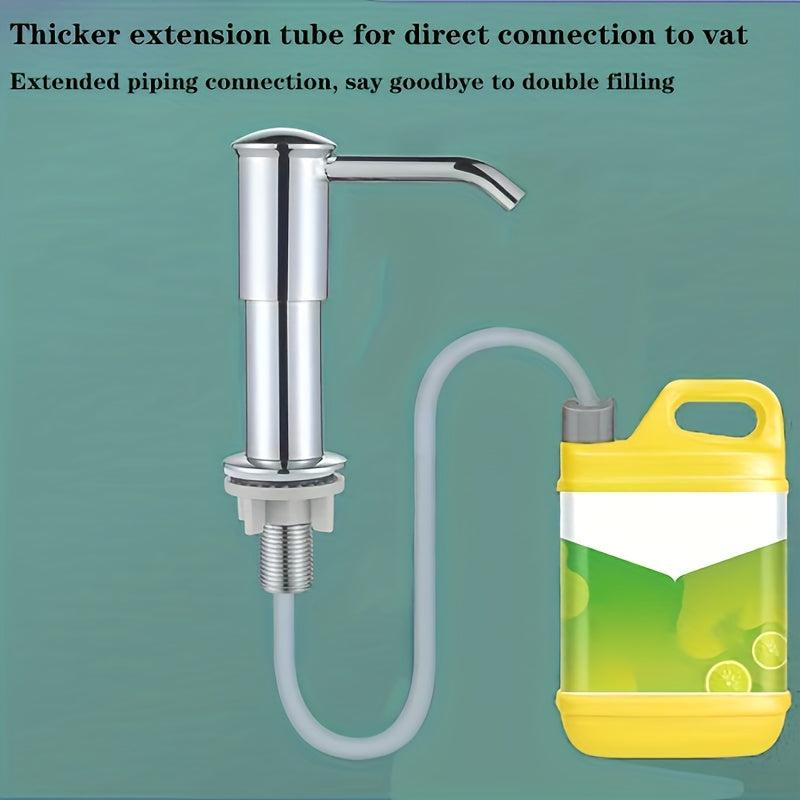 Sink Dish Soap Dispenser Bathroom Liquid Hand Soap Dispenser Extension Tube
