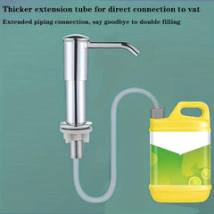 Sink Dish Soap Dispenser Bathroom Liquid Hand Soap Dispenser Extension Tube
