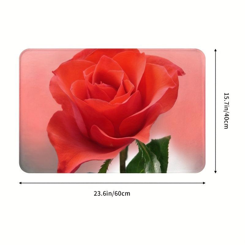 Modern Style Flannel Floor Mat Entry Living Room Bedroom Bath