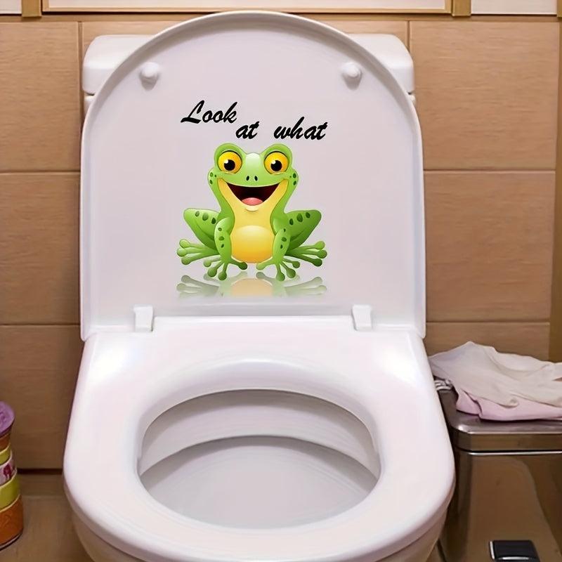 Halloween Toilet Lid Decal Funny Self-adhesive Sticker