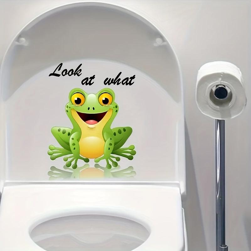 Halloween Toilet Lid Decal Funny Self-adhesive Sticker