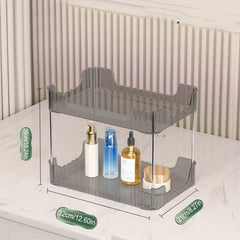 2-Tier Storage Rack Cosmetics Tray Bathroom Storage Shelf