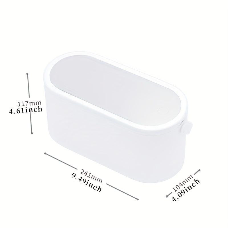LED Light Storage Box Vanity Mirror Makeup Organizer