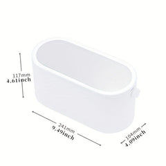LED Light Storage Box Vanity Mirror Makeup Organizer