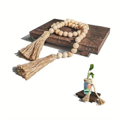 Wooden Storage Tray Vanity Sink Organizer