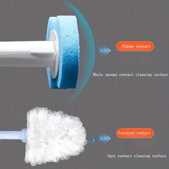 Toilet Brush Set with 8 Replacement Heads