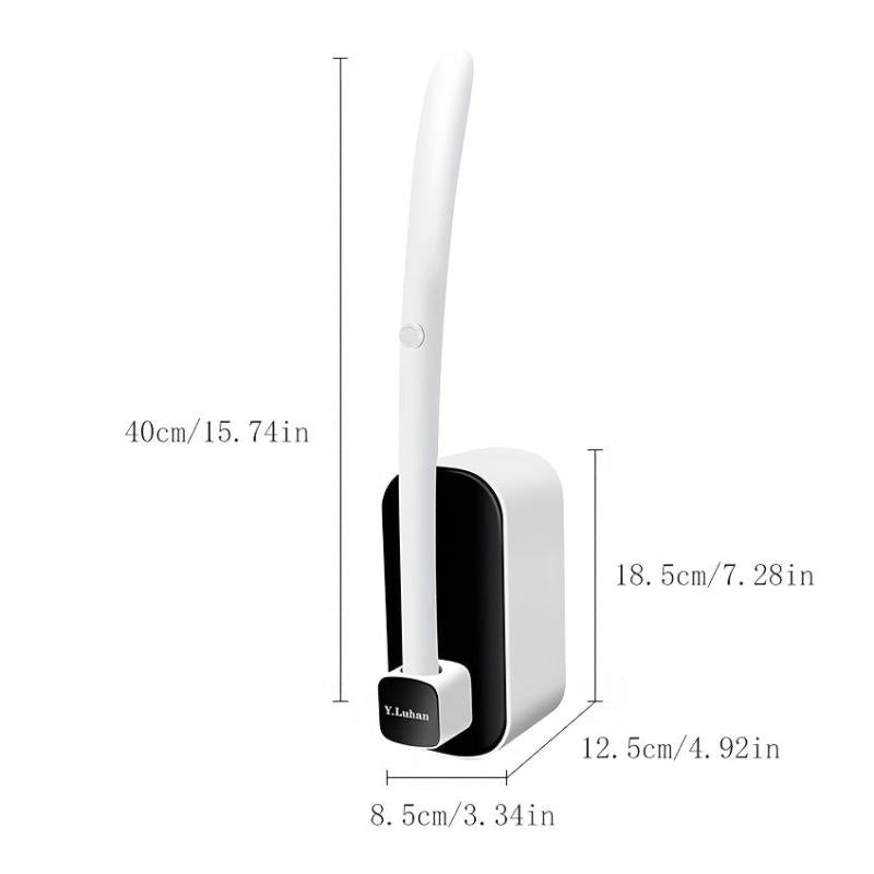 Toilet Brush Set with 8 Replacement Heads