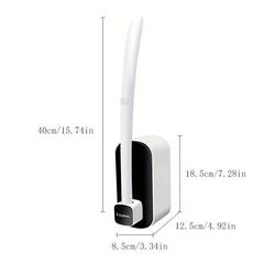 Toilet Brush Set with 8 Replacement Heads