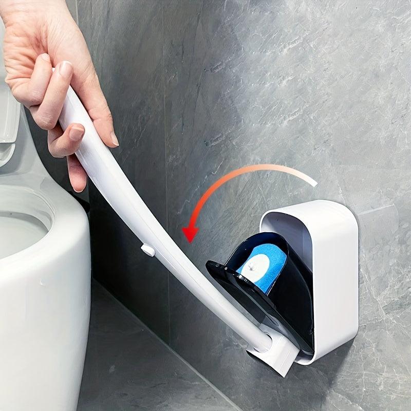 Toilet Brush Set with 8 Replacement Heads