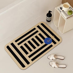 Bathroom Diatom Mud Absorbent Soft Cushion Toilet Entry Door Mat