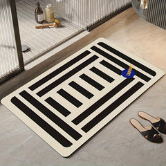 Bathroom Diatom Mud Absorbent Soft Cushion Toilet Entry Door Mat