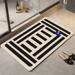 Bathroom Diatom Mud Absorbent Soft Cushion Toilet Entry Door Mat