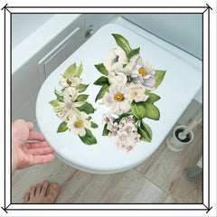 Plant Toilet Wall Sticker Self-adhesive Decal