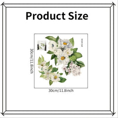 Plant Toilet Wall Sticker Self-adhesive Decal