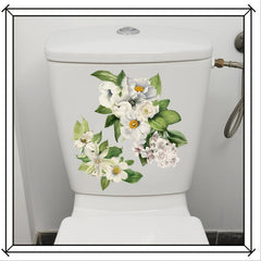 Plant Toilet Wall Sticker Self-adhesive Decal