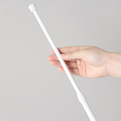 Retractable Towel Rod Punch Shower Curtain Rod Bathroom Drying Rod