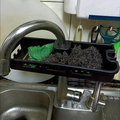 No Drill Bathroom Storage Rack with Drain Basket and Hooks