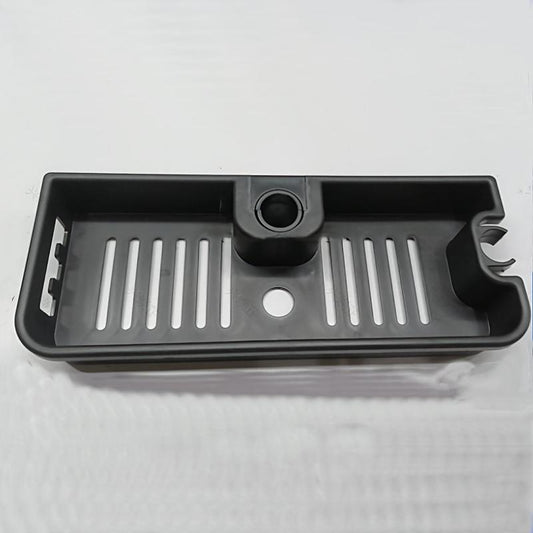 No Drill Bathroom Storage Rack with Drain Basket and Hooks