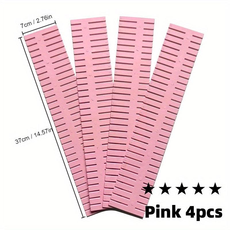 4pcs Drawer Dividers Cosmetics Underwear Storage Columns