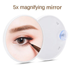 1pc Magnifying Makeup Mirror with Suction Cup Round Mirror