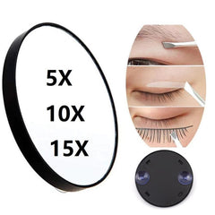 1pc Magnifying Makeup Mirror with Suction Cup Round Mirror