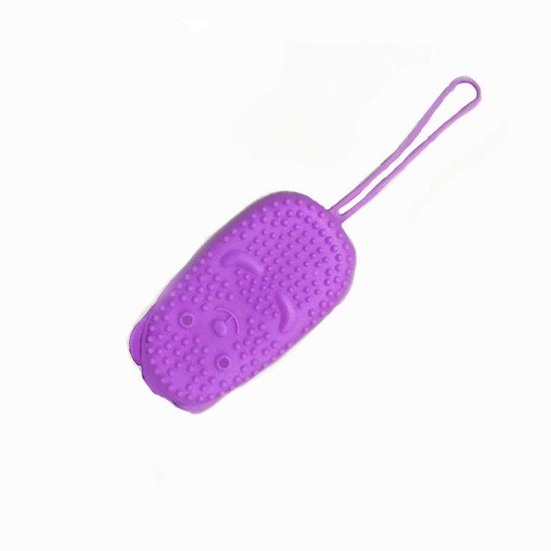 Double-Sided Bath Brush for Bubble Scrubbing