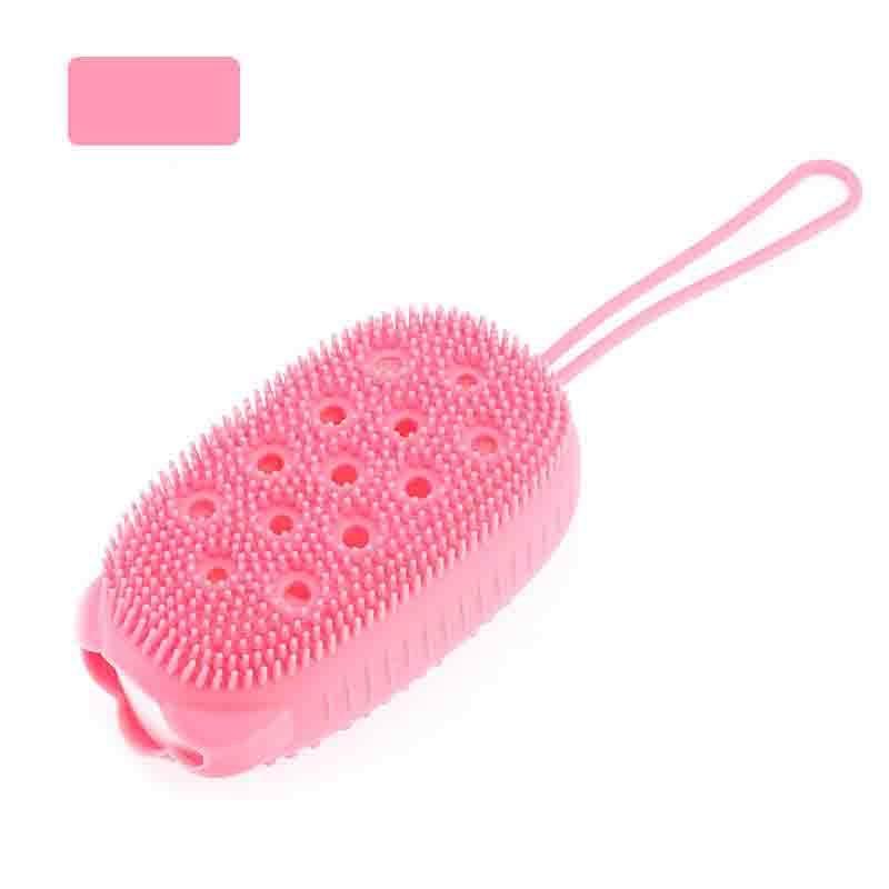 Double-Sided Bath Brush for Bubble Scrubbing