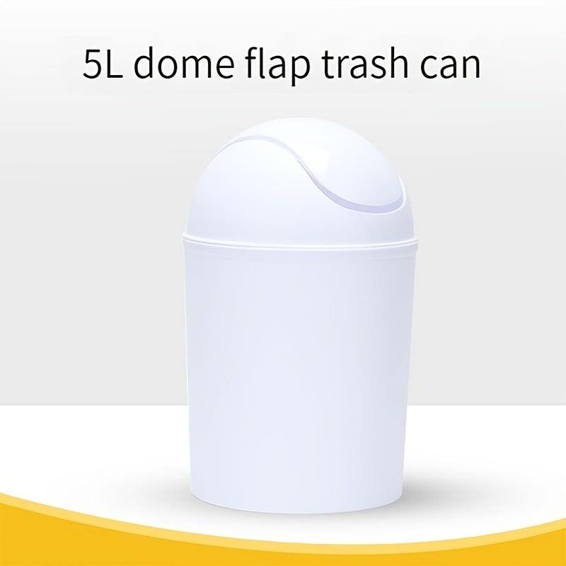 Waterproof Swing Lid Trash Can for Home Essentials