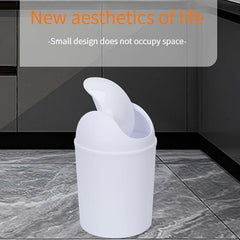 Waterproof Swing Lid Trash Can for Home Essentials