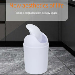 Waterproof Swing Lid Trash Can for Home Essentials