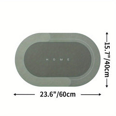 1pc Memory Foam Non Slip Bathroom Rug Fast Drying Floor Mat