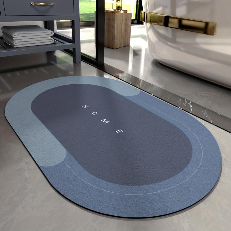 1pc Memory Foam Non Slip Bathroom Rug Fast Drying Floor Mat