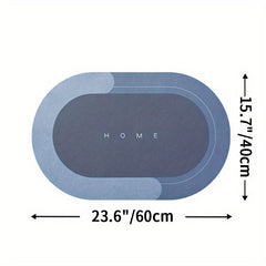1pc Memory Foam Non Slip Bathroom Rug Fast Drying Floor Mat