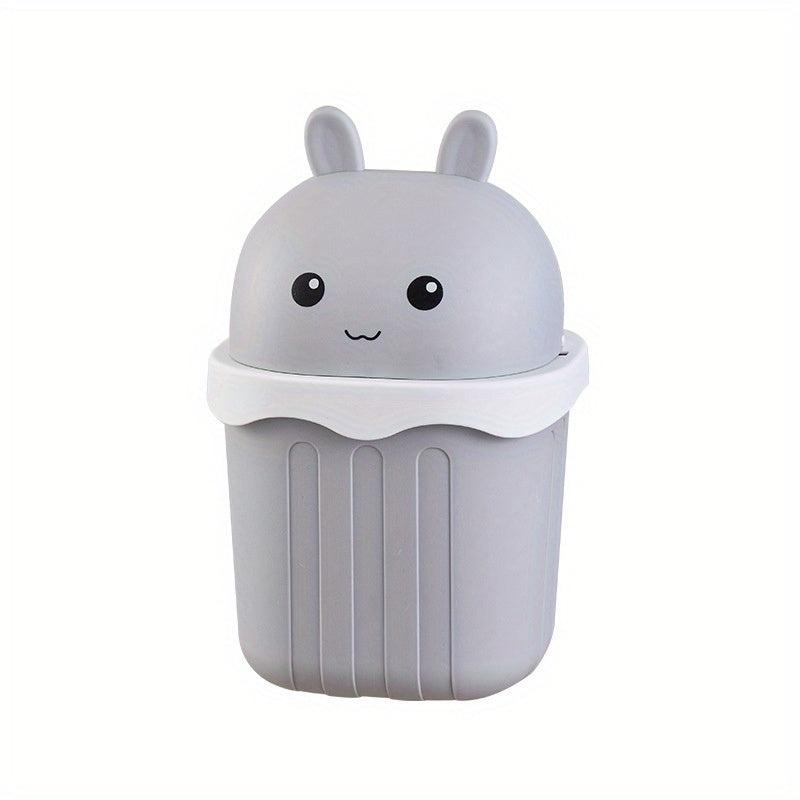 Children's Desktop Trash Can Mini Sundries Bucket With Lid