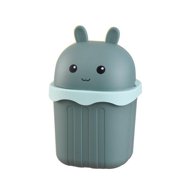 Children's Desktop Trash Can Mini Sundries Bucket With Lid